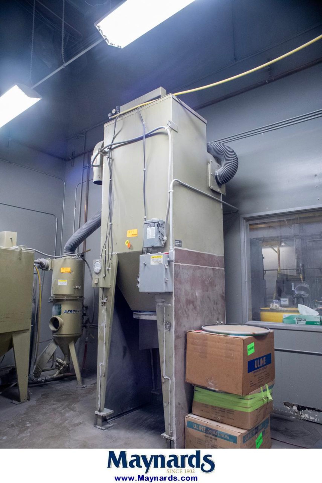 2009 Clemco PCS 3636 A Blast Cabinet w/ Blast/Reclaim System & Dust Collector - Image 9 of 13