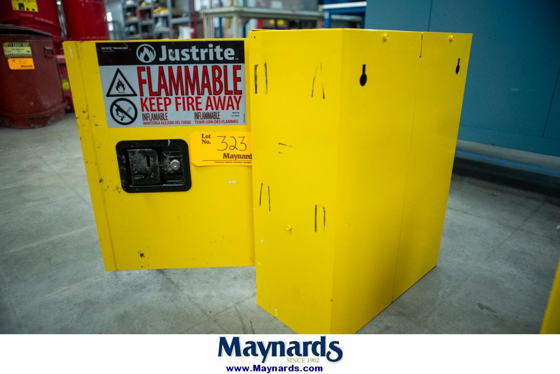 Justrite Sure-Grip EX Flammable Liquid Storage Cabinet - Image 3 of 3