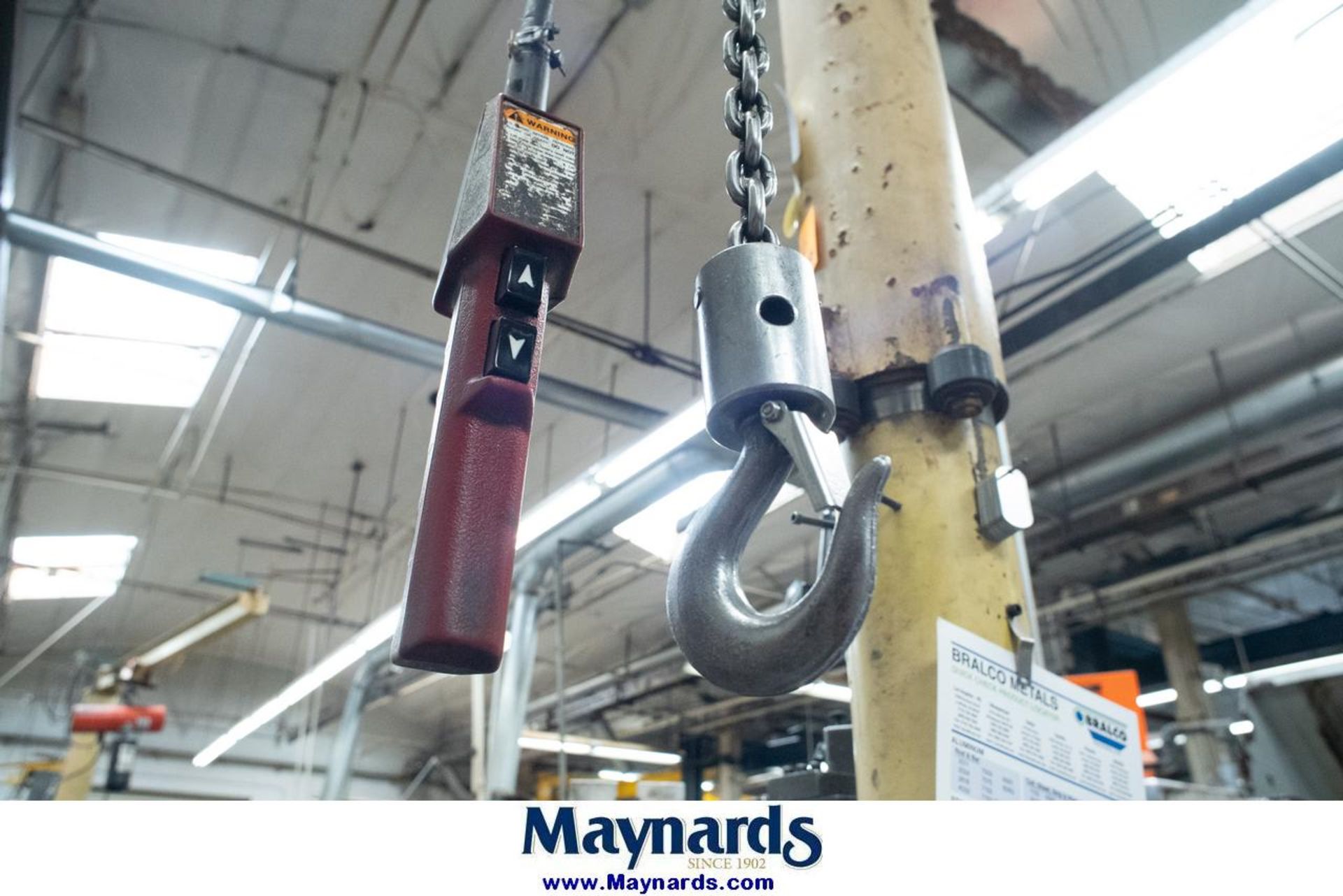 1/4-Ton Jib Crane w/ CM 1/4-Ton Hoist (Pendant Controlled) - Image 3 of 5