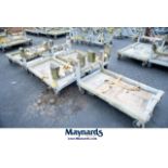 (5) 1500 Lb. Cap. Flatbed Parts Moving Carts