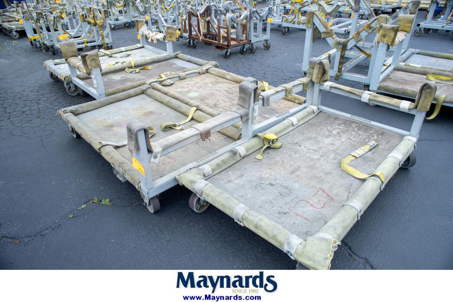 (5) 1500 Lb. Cap. Flatbed Parts Moving Carts