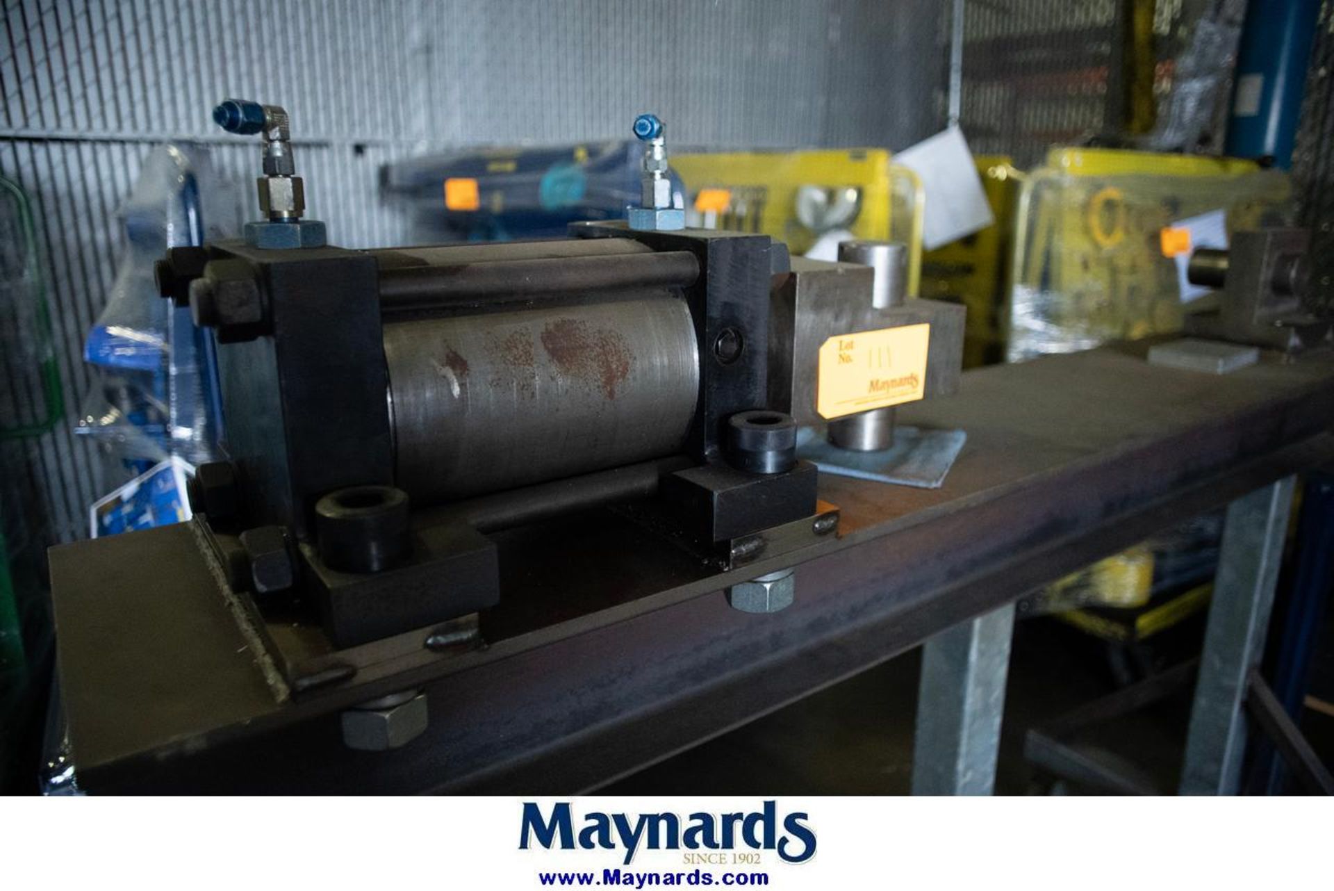 Custom Hydraulic Cylinder Test Stand (Stretch / Compress) - Image 2 of 5