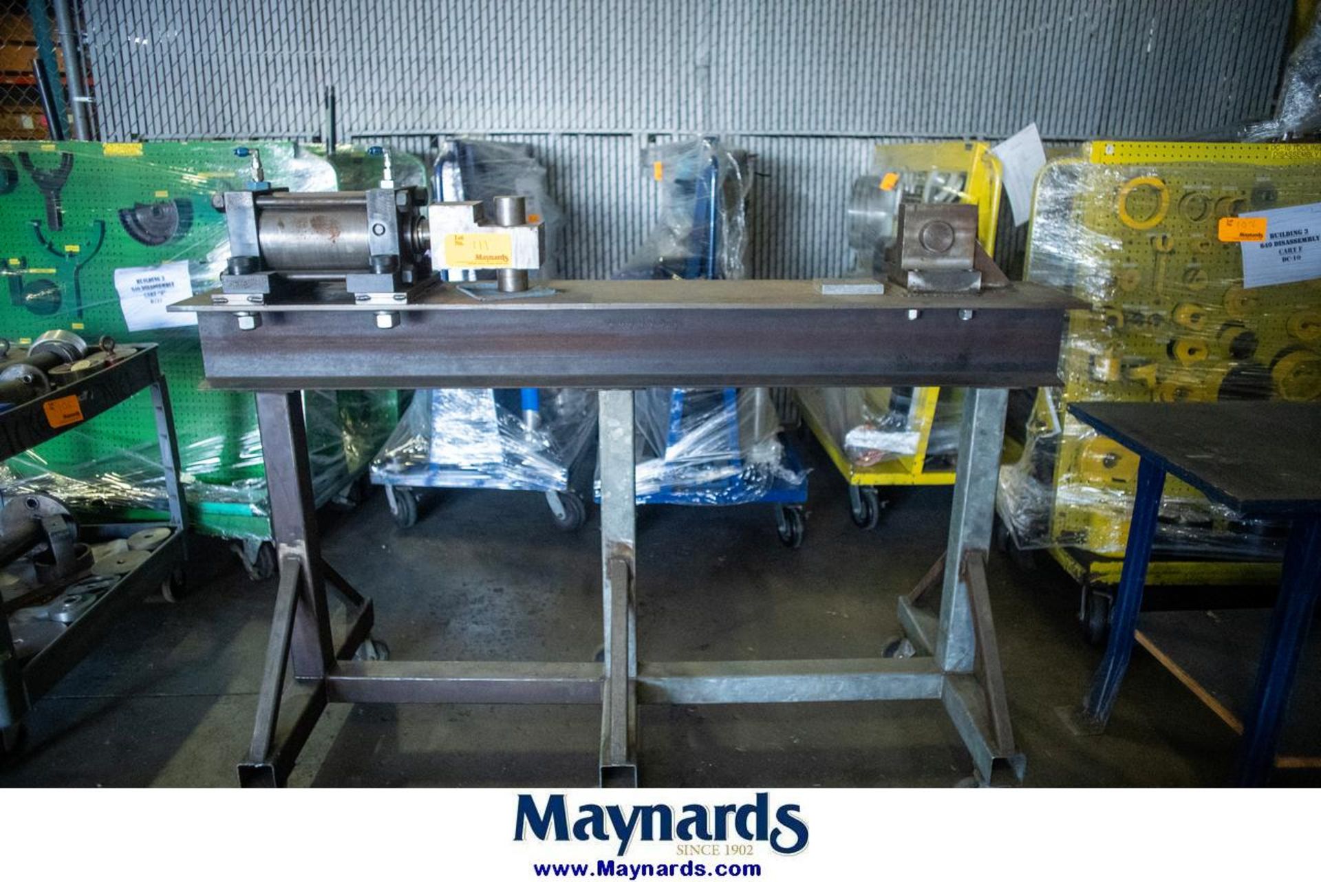 Custom Hydraulic Cylinder Test Stand (Stretch / Compress)