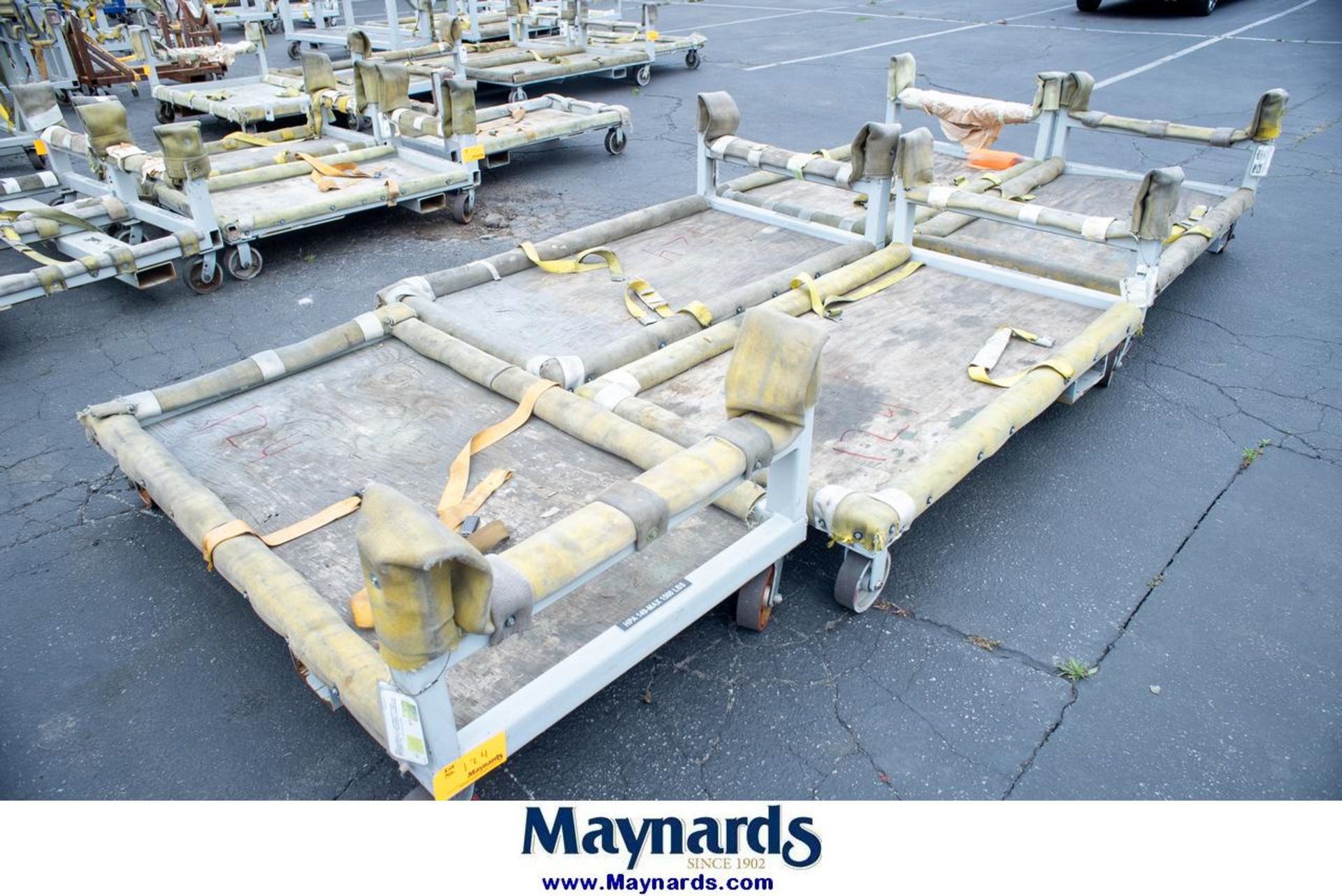 (5) 1500 Lb. Cap. Flatbed Parts Moving Carts