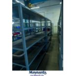 (4) Metal 4-Tier Shop Carts (5' x 30" x 66")