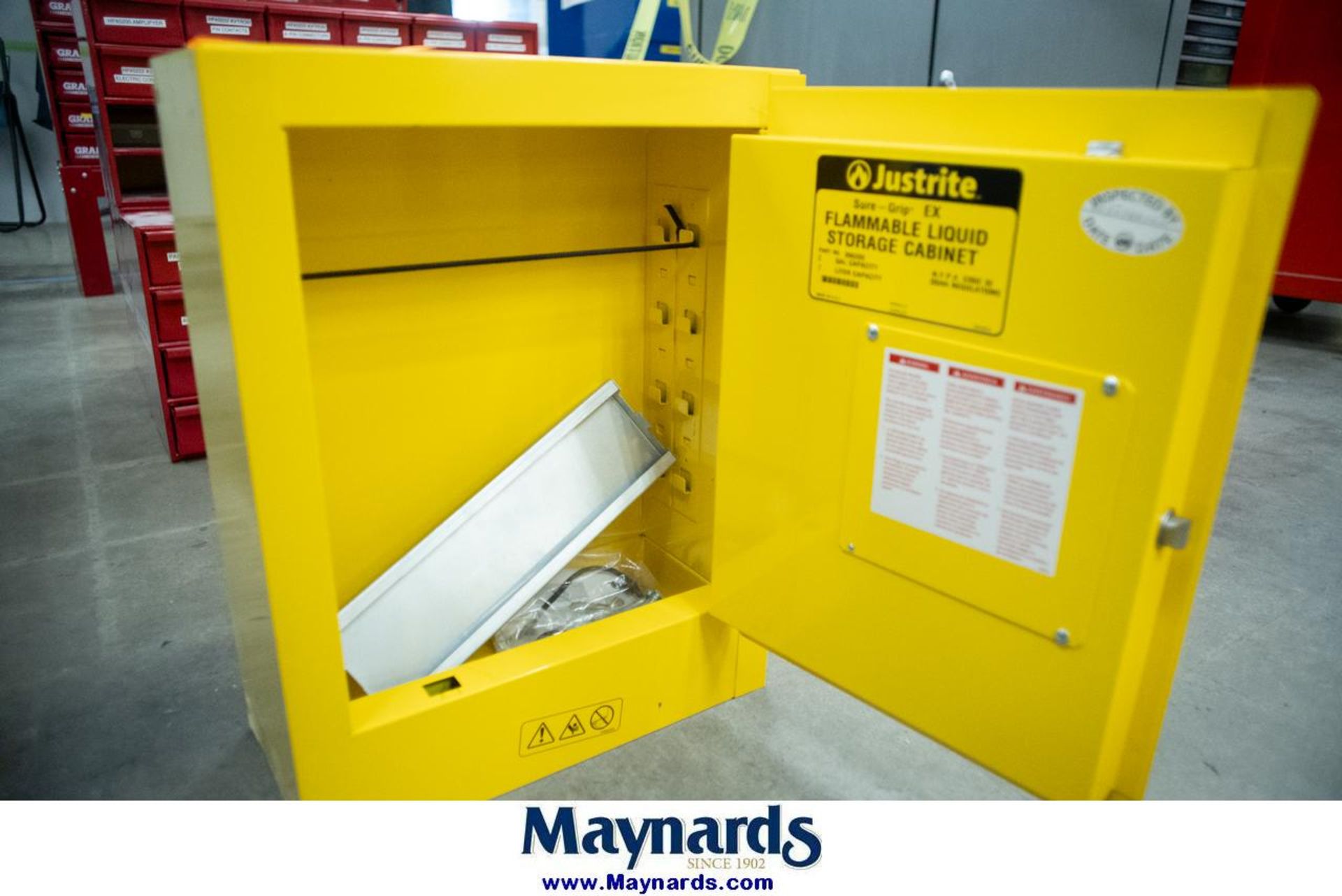 Justrite Sure-Grip EX Flammable Liquid Storage Cabinet - Image 2 of 3