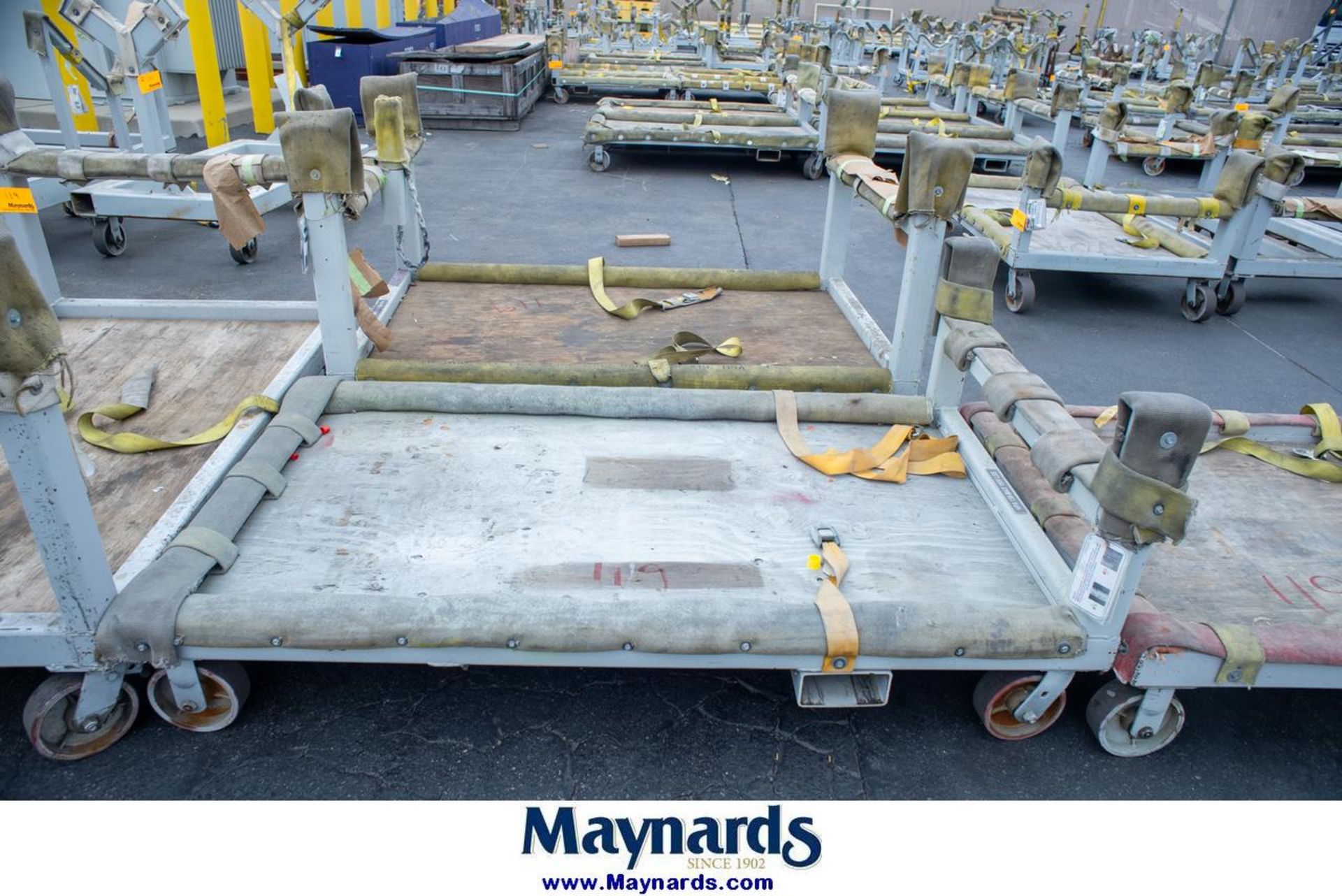 (2) 1500 Lb. Cap. Flatbed Parts Moving Carts - Image 3 of 5