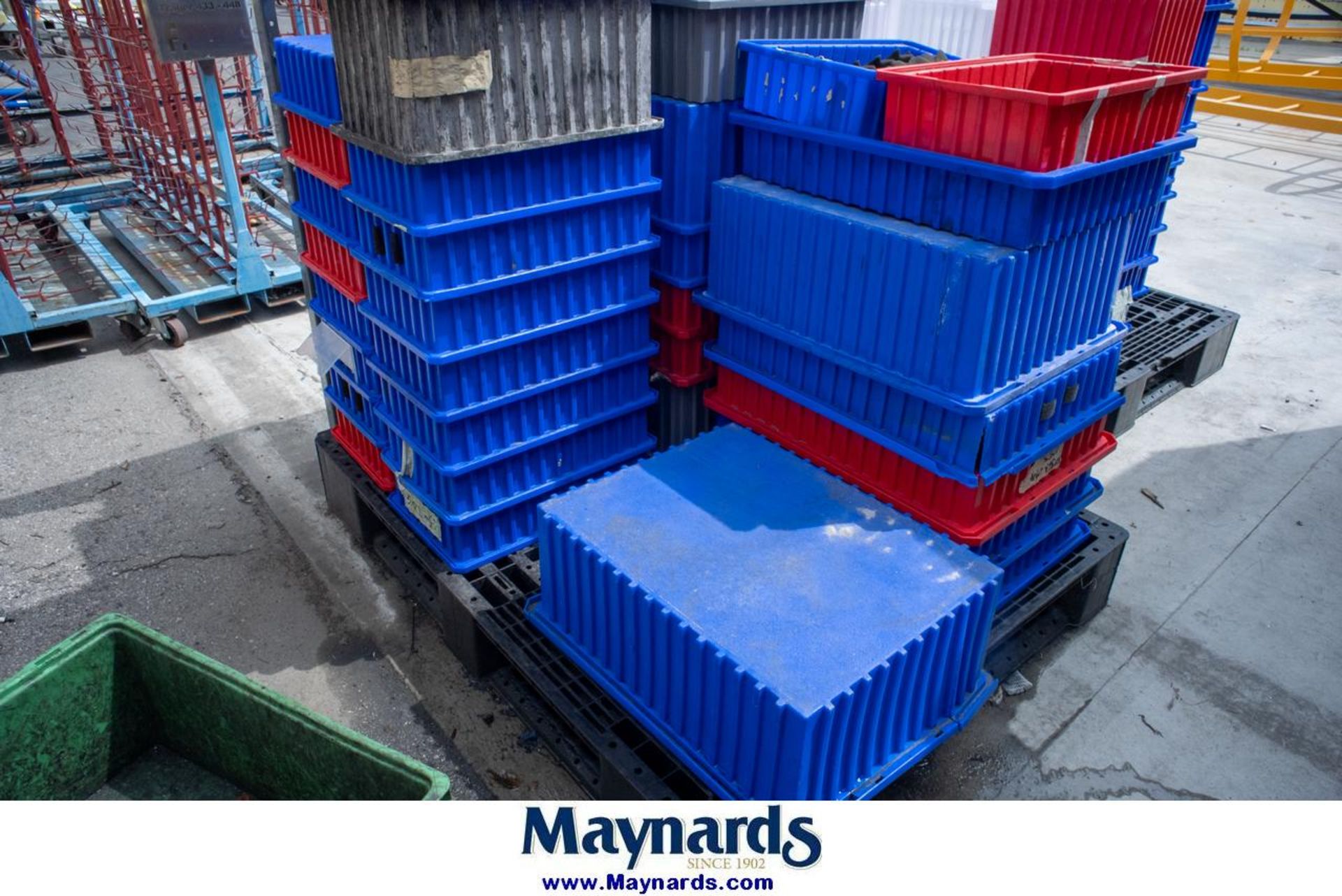 Lot of (2) Pallets of Plastic Totes - Image 5 of 5