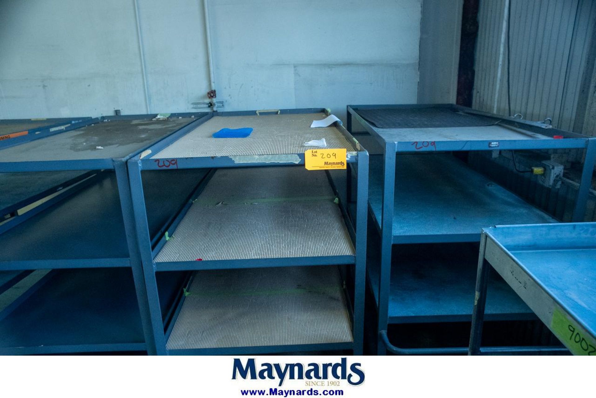 (4) Metal 4-Tier Shop Carts (5' x 30" x 67") - Image 3 of 3