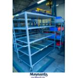 (5) Metal Shop Carts (Different Sizes)