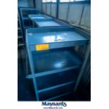 (3) Metal 3-Tier Shop Carts (34" x 22" x 60")