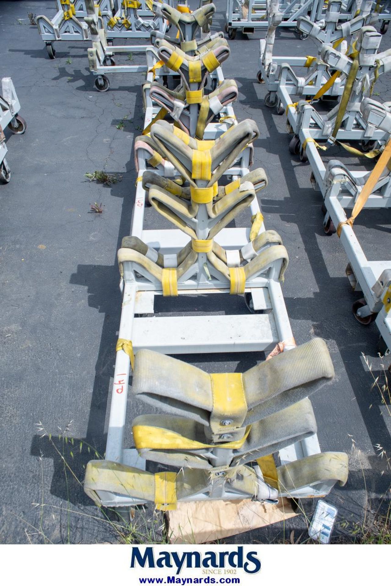 (5) 1500 Lb. Cap. Cylindrical Stock Parts Moving Carts - Image 9 of 9