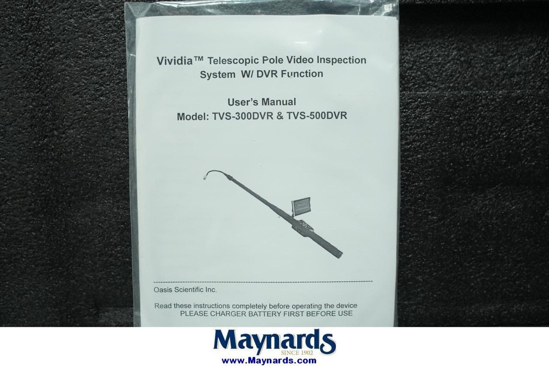 Vividia TVS-300DVR Telescopic Pole Video Inspection System - Image 2 of 6