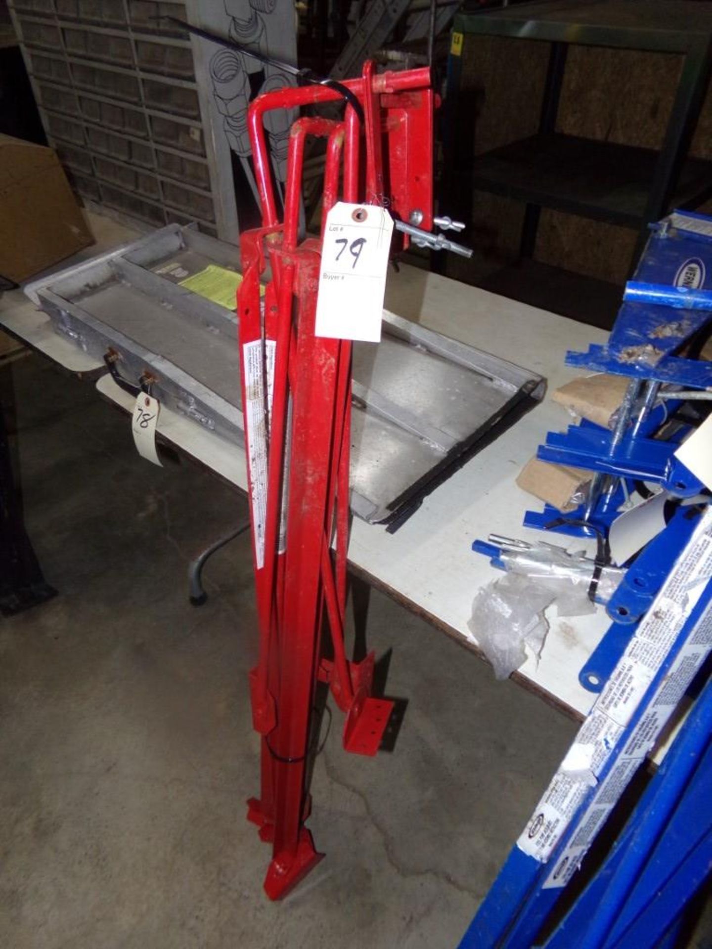 Red, Steel Pump Jack Brace