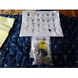 New, Master Ring Of 24 Equipment Keys, CAT, Hitachi, Volvo, John Deere, Bobcat, JCB, Hyster, And