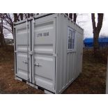 New, 9'x 87'', Lockable Storage Container/Office Building, Walk-Through Door, Barred Window, Barn