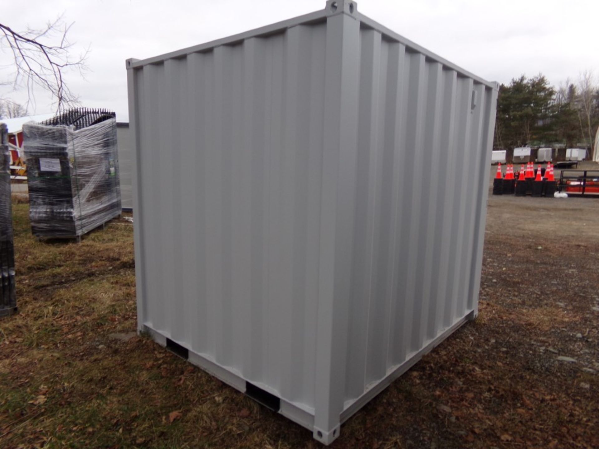 New, 8' x 80'', Lockable Storage Container/Office Builing, Walk-Through Door, Barred Window, Barn - Image 3 of 5