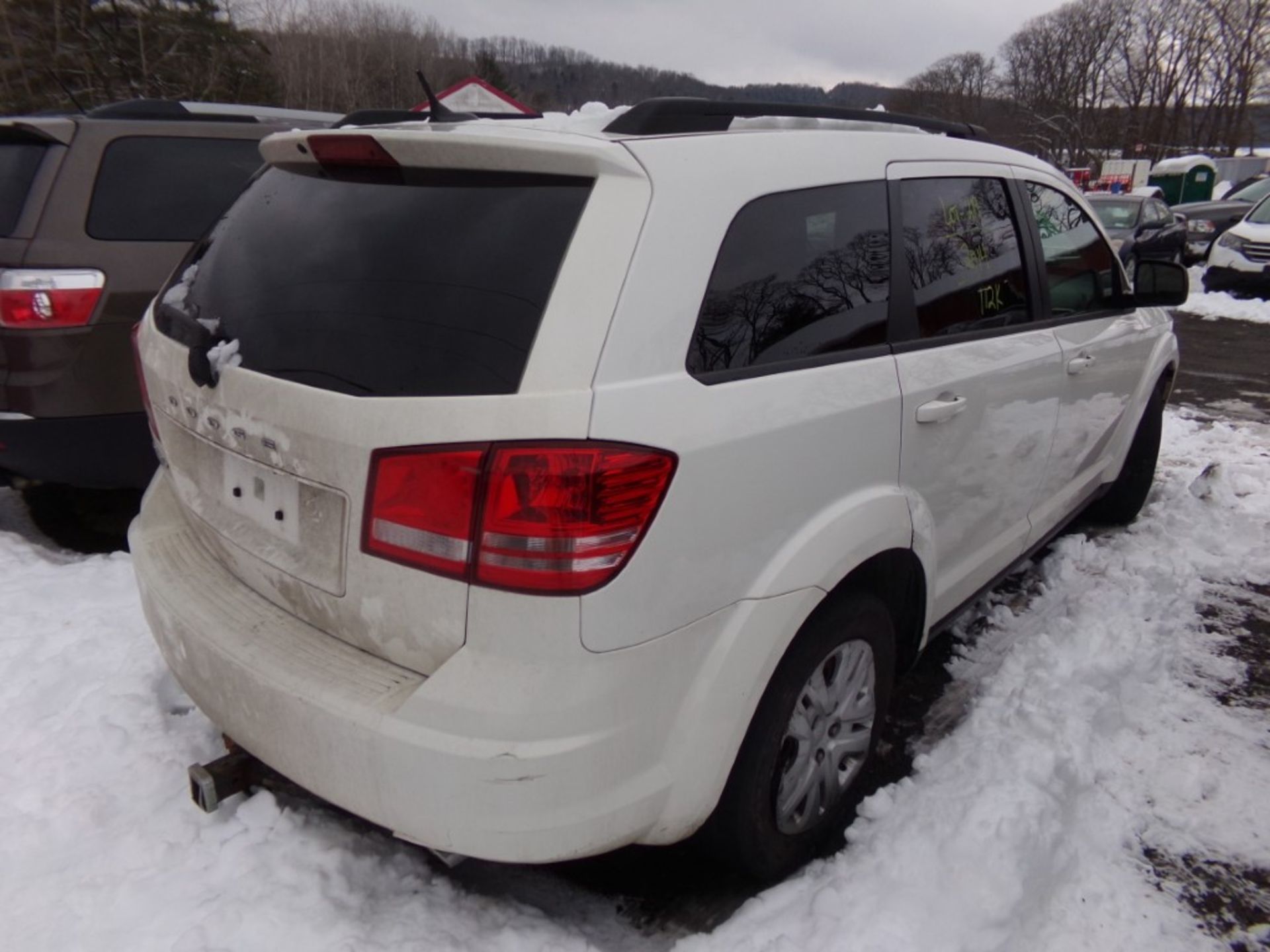 2014 Dodge Journey SE AWD, 3rd Row Seating, White, 112,291 Miles, VIN#3C4PDDAG0ET262486, CHECK - Image 3 of 8