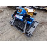 New, Agrotk, Heavy Duty Skid Steer Auger ''Blue'' w/3 Bits, 6'', 12'' & 16'' Bits, Serial #: 01230A