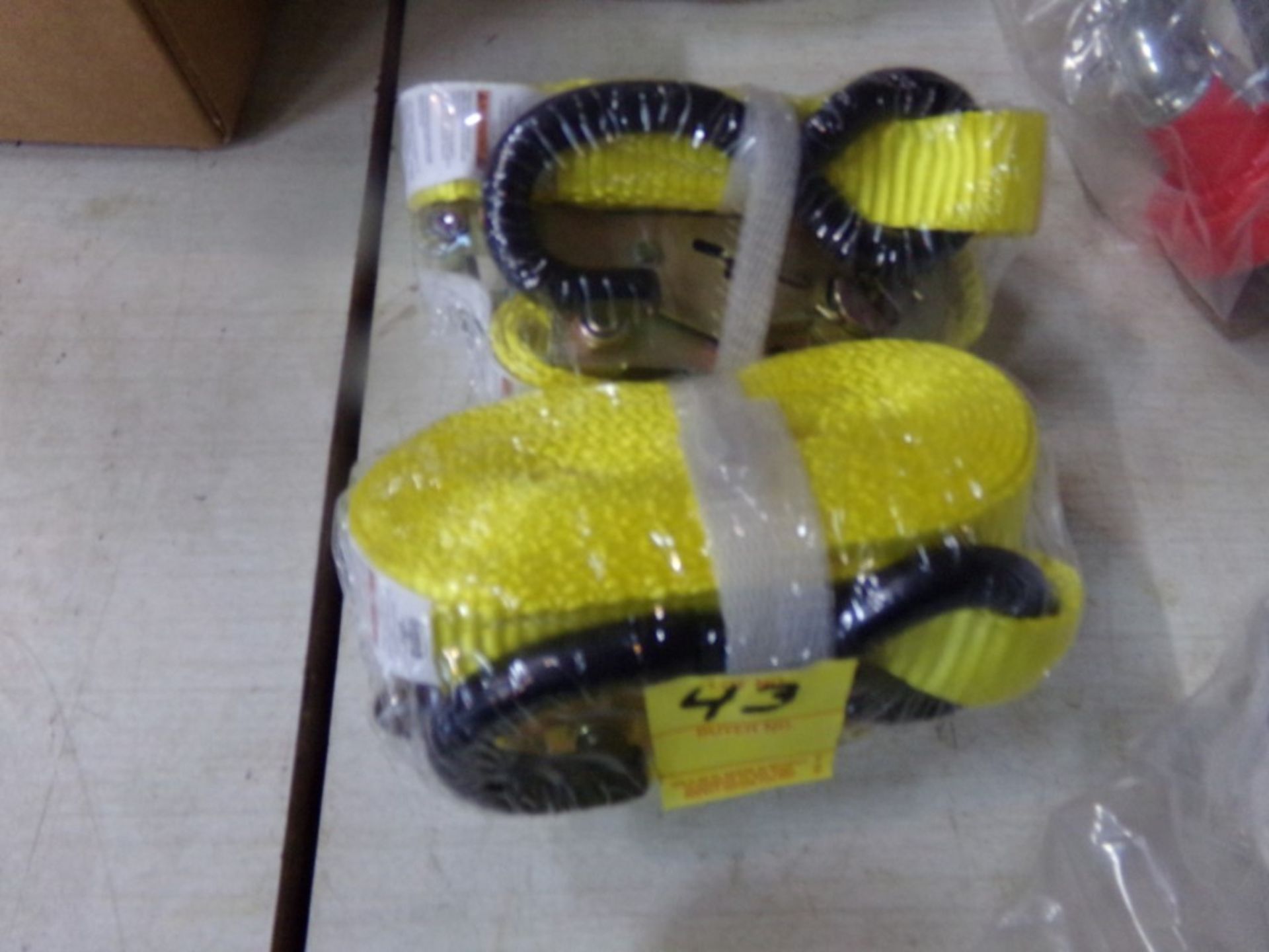 (2) 1'' x 15',1100 Lb. Ratchet Straps, (2 X BID PRICE)