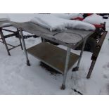 48'' X 30'' Stainless Work Table With Bottom Shelf