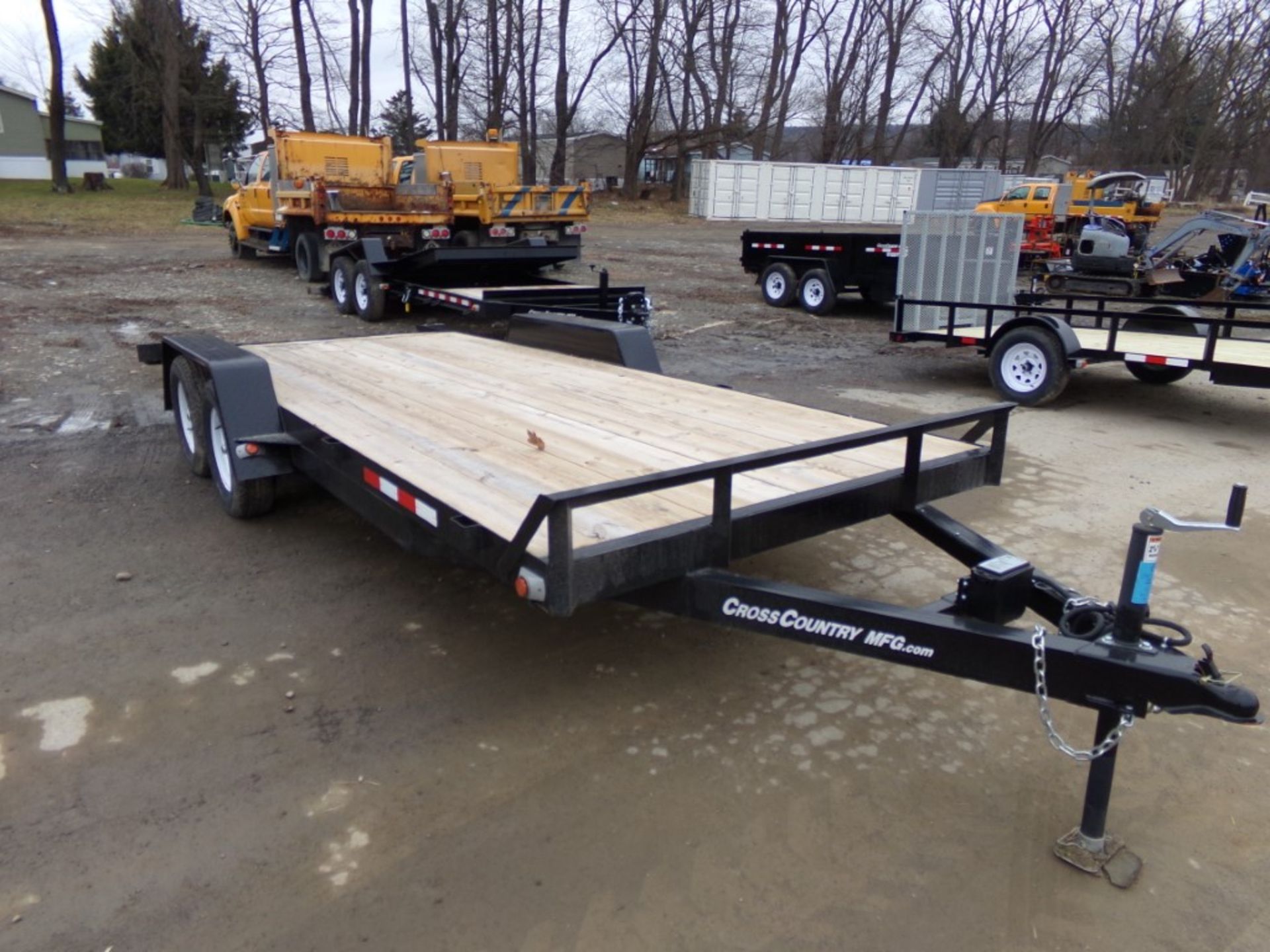 New, 2024 Cross Country 6x18 Car Trailer, Tandem Axle, 8,050 GVW, Stow-Away Galvanized Ramps, - Image 3 of 3