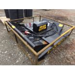 New, 72'' Skid Steer Brush Cutter, Check Gear Box Oil Before Use