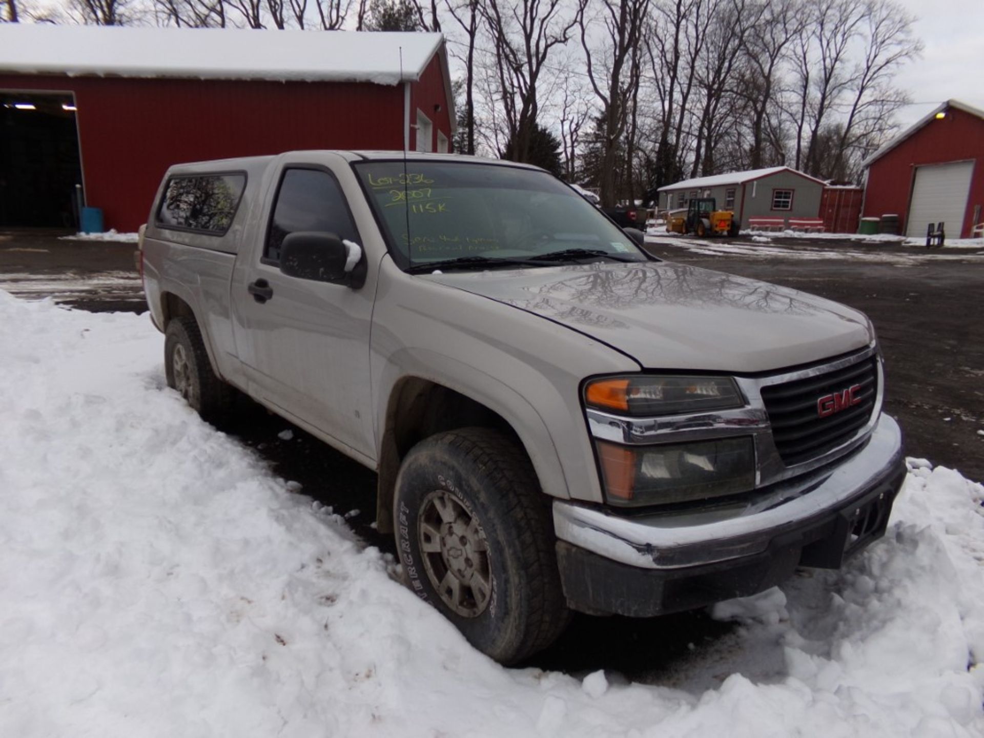 2007 GMC Canyon SL 4X4, Reg Cab, Grey, 115,094 Miles, VIN#1GTDT149778107601 - OPEN TO ALL BUYERS, - Image 4 of 8