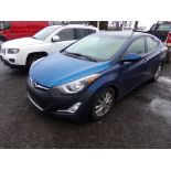 2016 Hyundai Elantra SE, Blue, 154,834 Miles, VINe: 5NPDH4AE4GH717350, AIR BAG LIGHT ON, RADIO IS