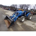 New Holland Boomer 50, 4 WD Tractor, 250TL Loader, Hydro, Single Rear Hydraulics, PTO, 3 PT, ROPS,