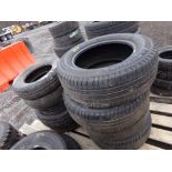 Large Pallet (9) Assorted Car & Truck Tires