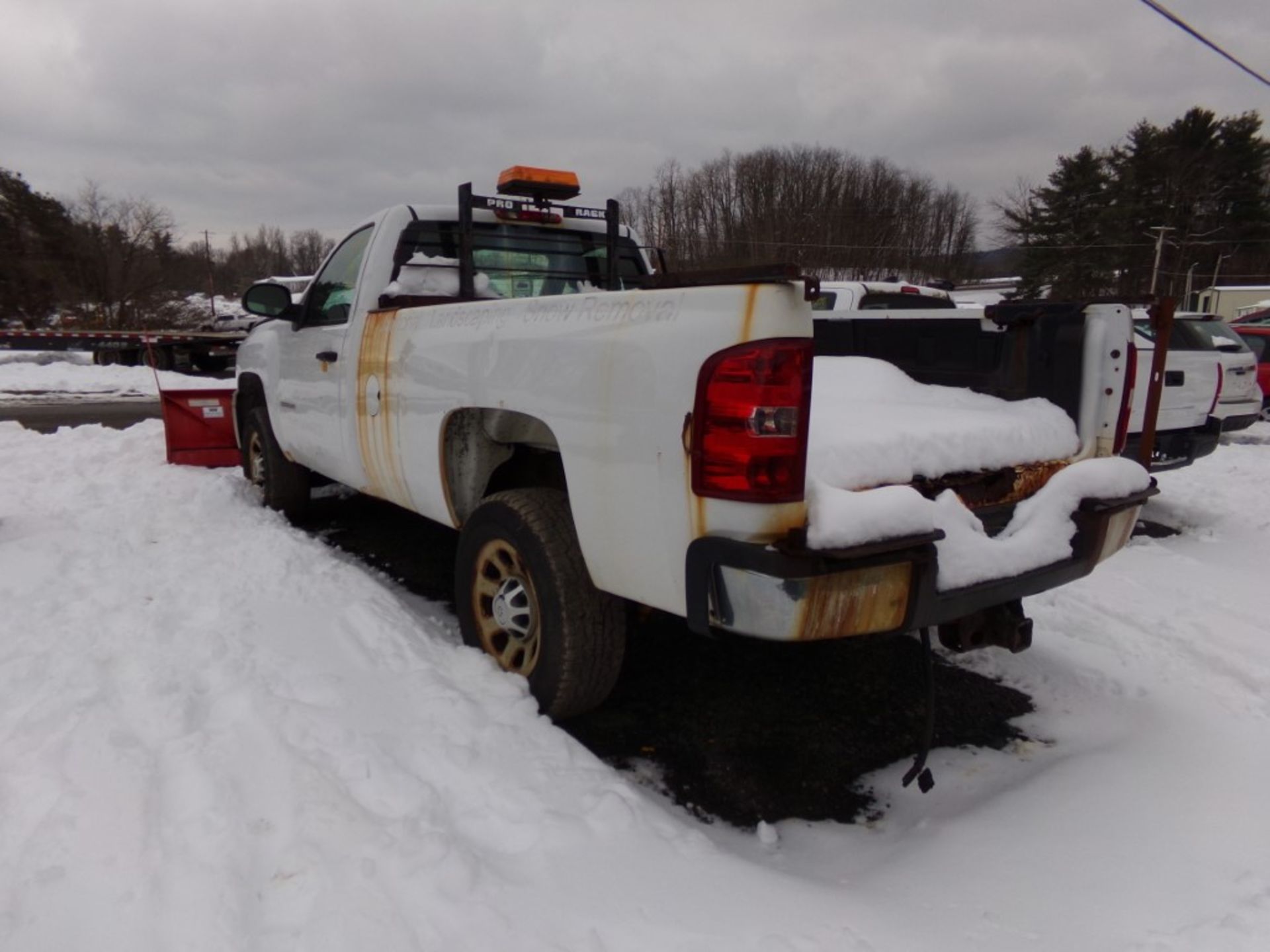 2012 Chevrolet 2500HD, Reg Cab, 4X4, 8'2'' Boss V Plow, White, 70,835 Miles, VIN#1GC0KVCG0CZ103435 - - Image 2 of 14