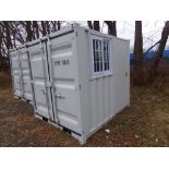 New, 8' x 80'', Lockable Storage Container/Office Builing, Walk-Through Door, Barred Window, Barn