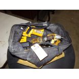 DeWalt Toolbag,Charger, 3 Batteries, Impact Drill & Sawzall