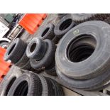 Large Pallet (14) Assorted Car & Truck Tires