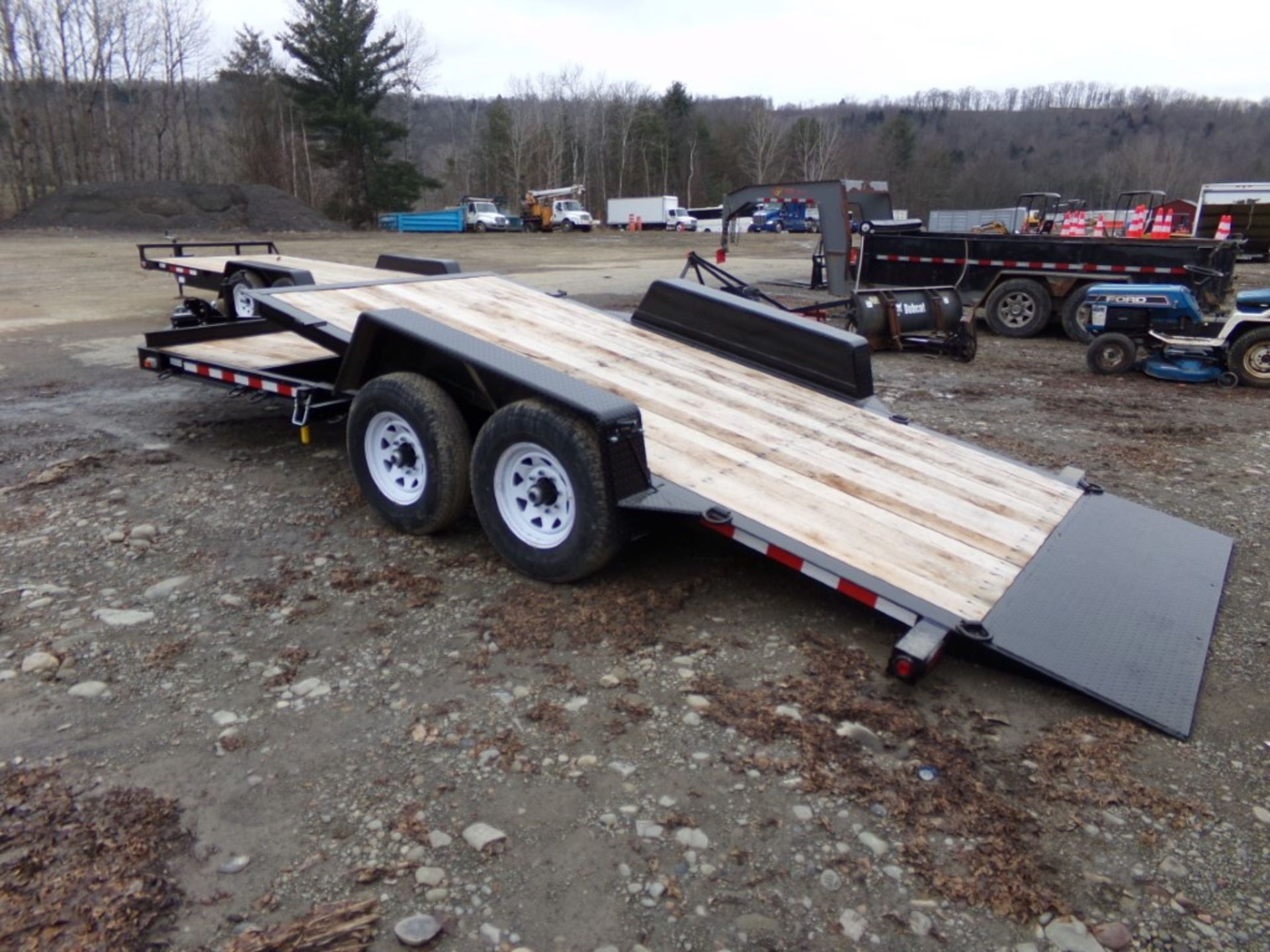New, 2024 Cross Country 7 HD20TD Equipment Trailer, Tandem Axle, 16' Tilt Deck, 4' Stationary - Image 4 of 5
