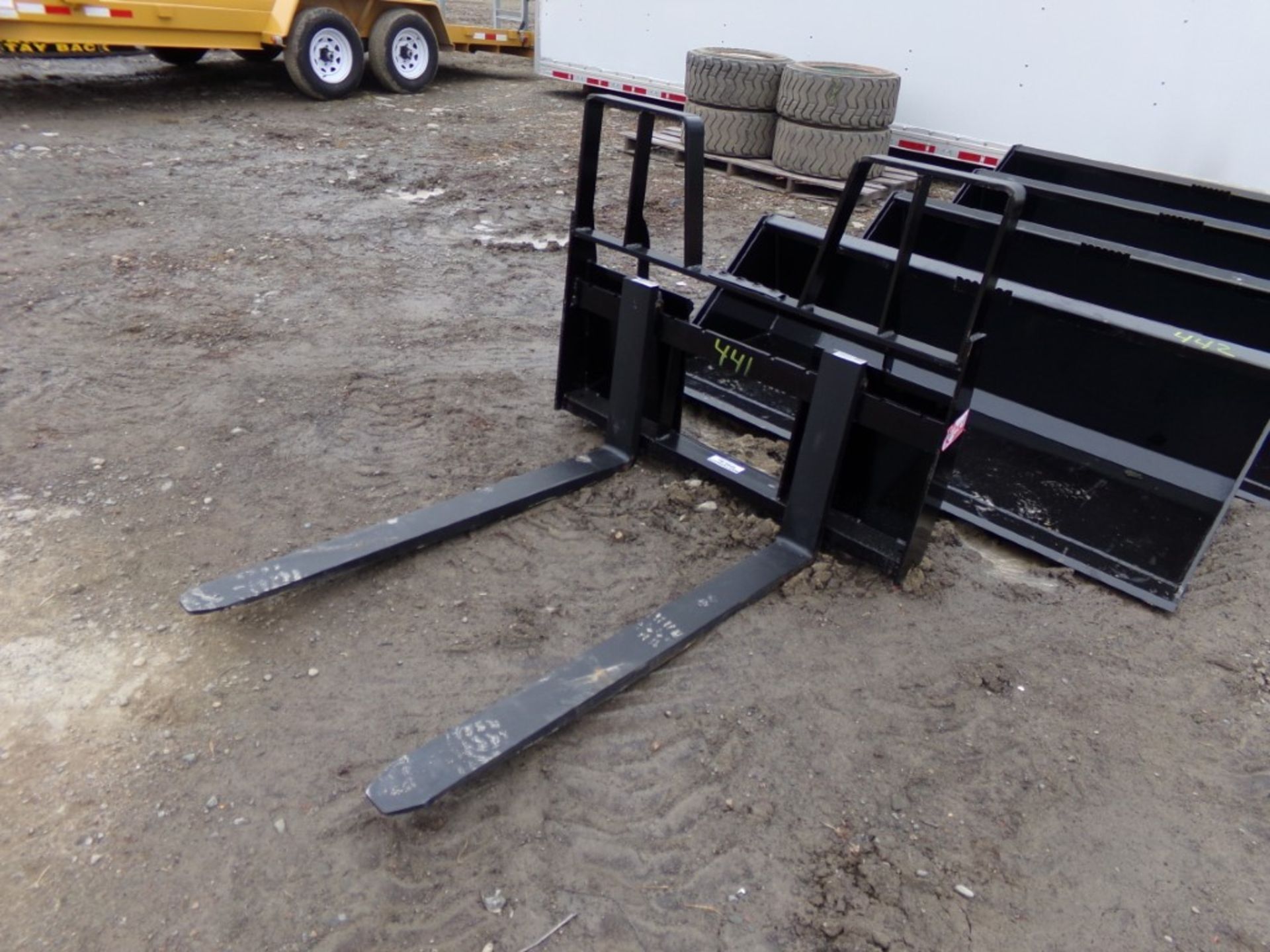 New, Kivel, 48'' Pallet Forks For SSL, Walk-Through