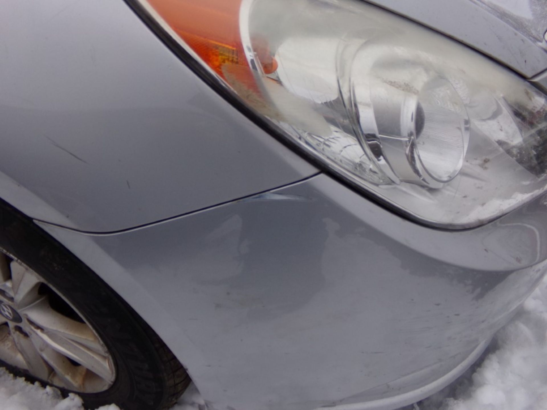 2011 Hyundai Sonata GLS, Silver, 125,632 Miles, VIN#:5NPEB4AC9BH077763, CHECK ENGINE LIGHT IS ON, - Image 8 of 10