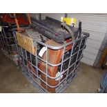 Cage Pallet Deal Skid, Lots Of Misc. Items, Car Ramps, Generator, JD Plow Blade, Pressure Washer,