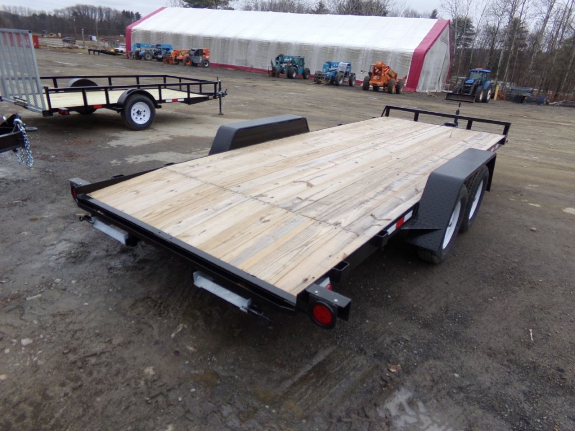 New, 2024 Cross Country 6x18 Car Trailer, Tandem Axle, 8,050 GVW, Stow-Away Galvanized Ramps, - Image 2 of 3