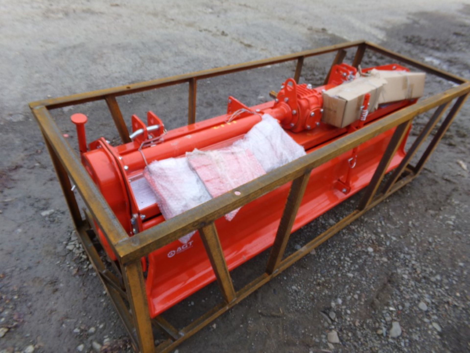 New, Mower King, 72'' Rototiller For 3 PYT Hitch, PTO Driven, Orange, Serial #: 91301A - Image 2 of 2