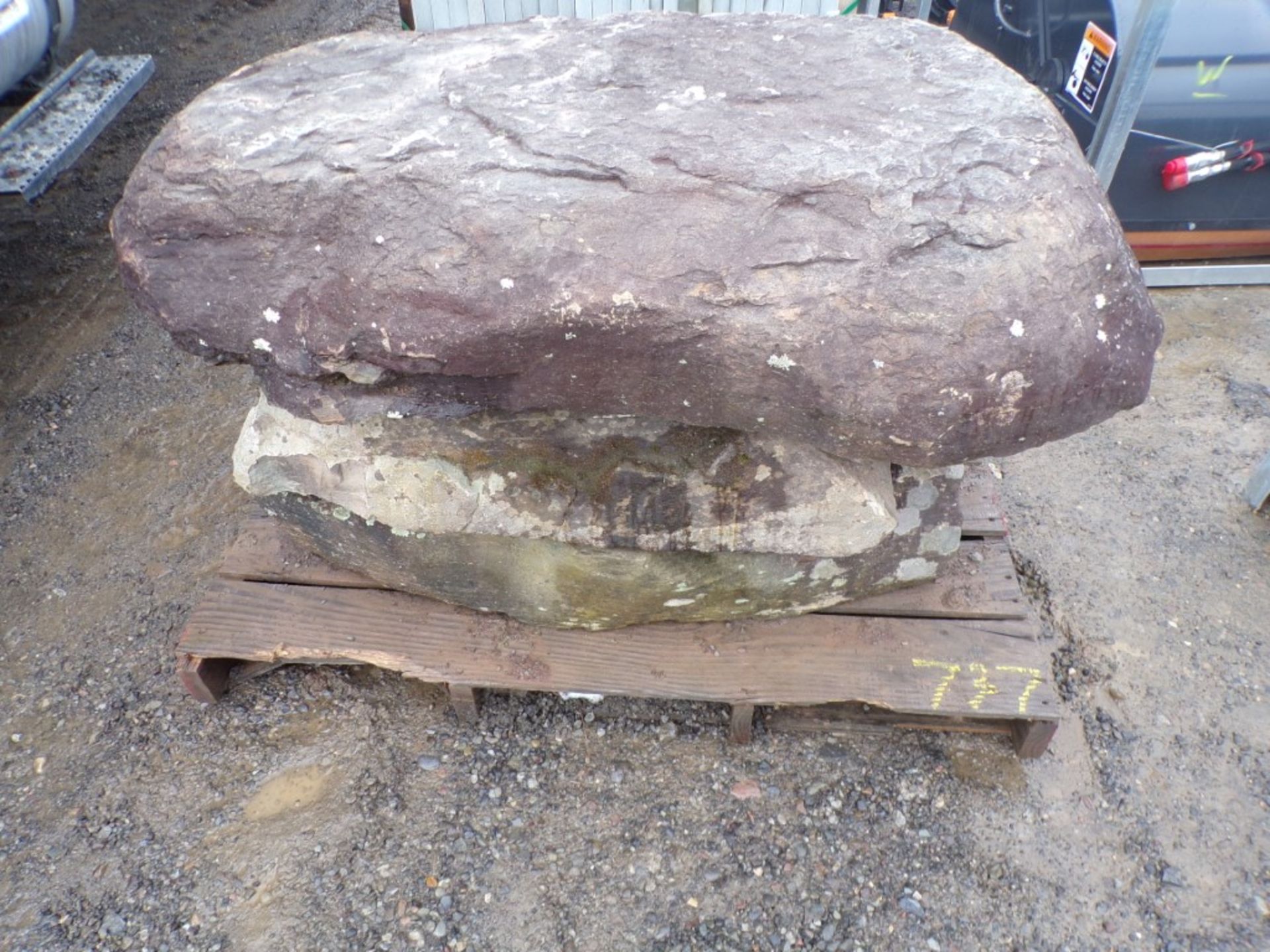 Pallet with (3) Landscape Boulders