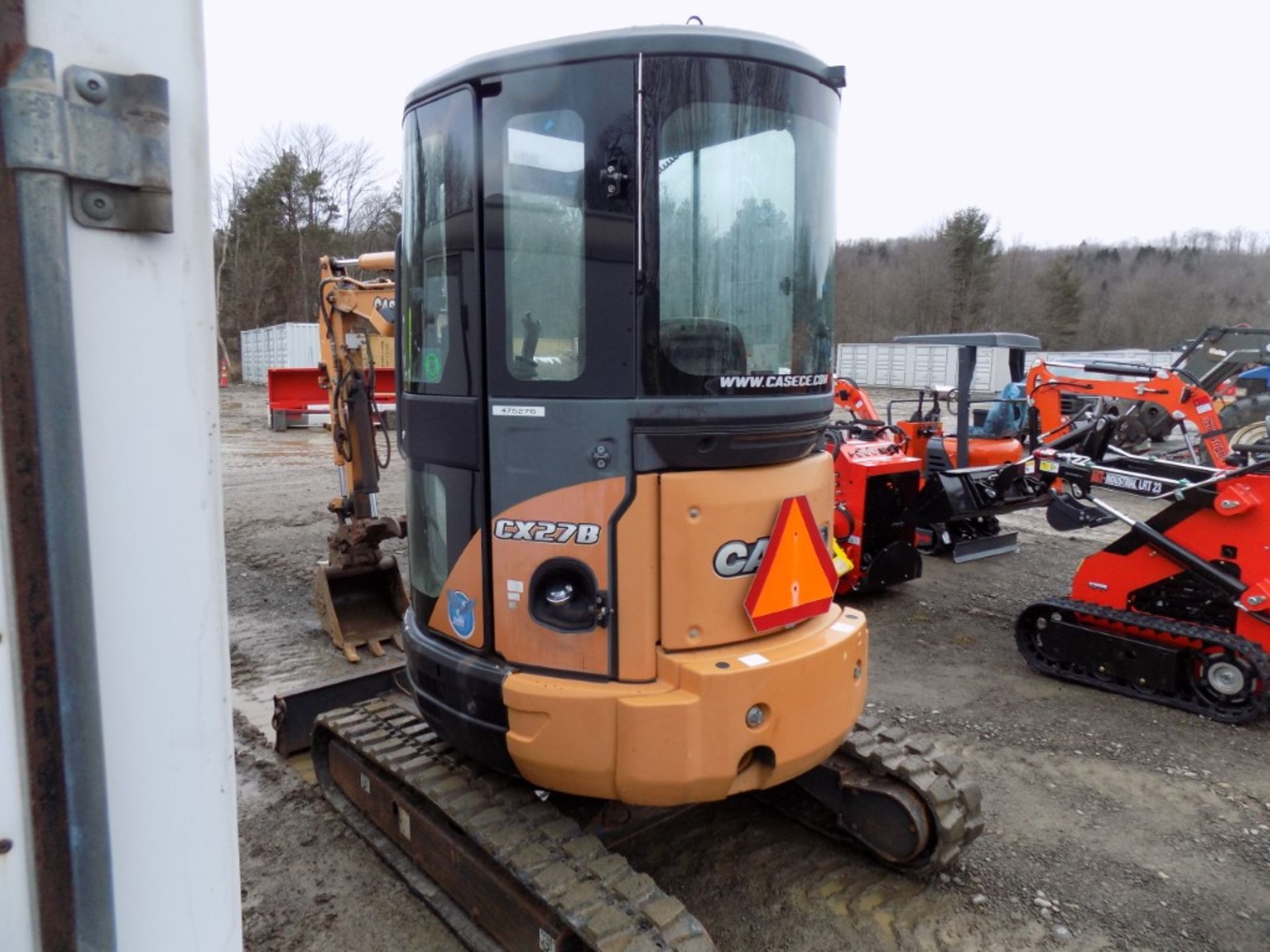 Case CX27B Mini Excavator, Full Cab, 1,287 Hrs, Hyd Thumb, Grader Blade, Aux Hyds, Real Nice, From - Image 2 of 9