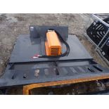New Wolverine 6' Hydraulic Brush Cutter for Skid Steer Loader, Put Oil in Gear Box Before Use