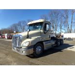 2013 Freightliner Cascadia 125 Day Cab, Tandem Axle Truck Tractor, Tan, 602,252 Miles, 16,037 Eng.