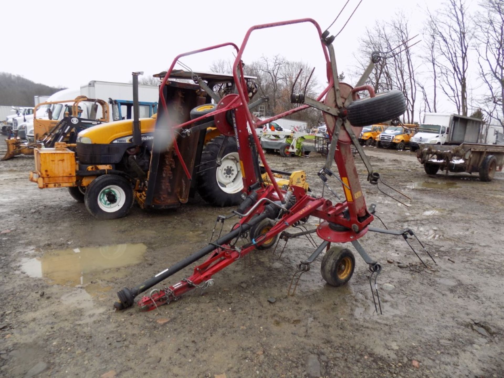 New Holland Proted 3417, 4-Star, Hyd. Folding, Tedder, S/N: YKZDT00222, Good Condition