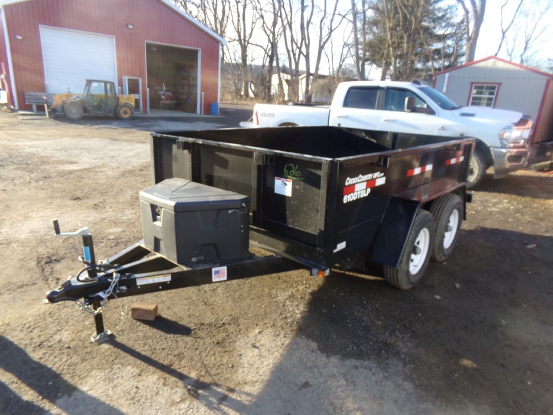 2024 Cross Country New 610DT8LP Tandem Axle Dump Trailer, Black, Swing Out Doors, Galvanized Ramps - Image 2 of 4