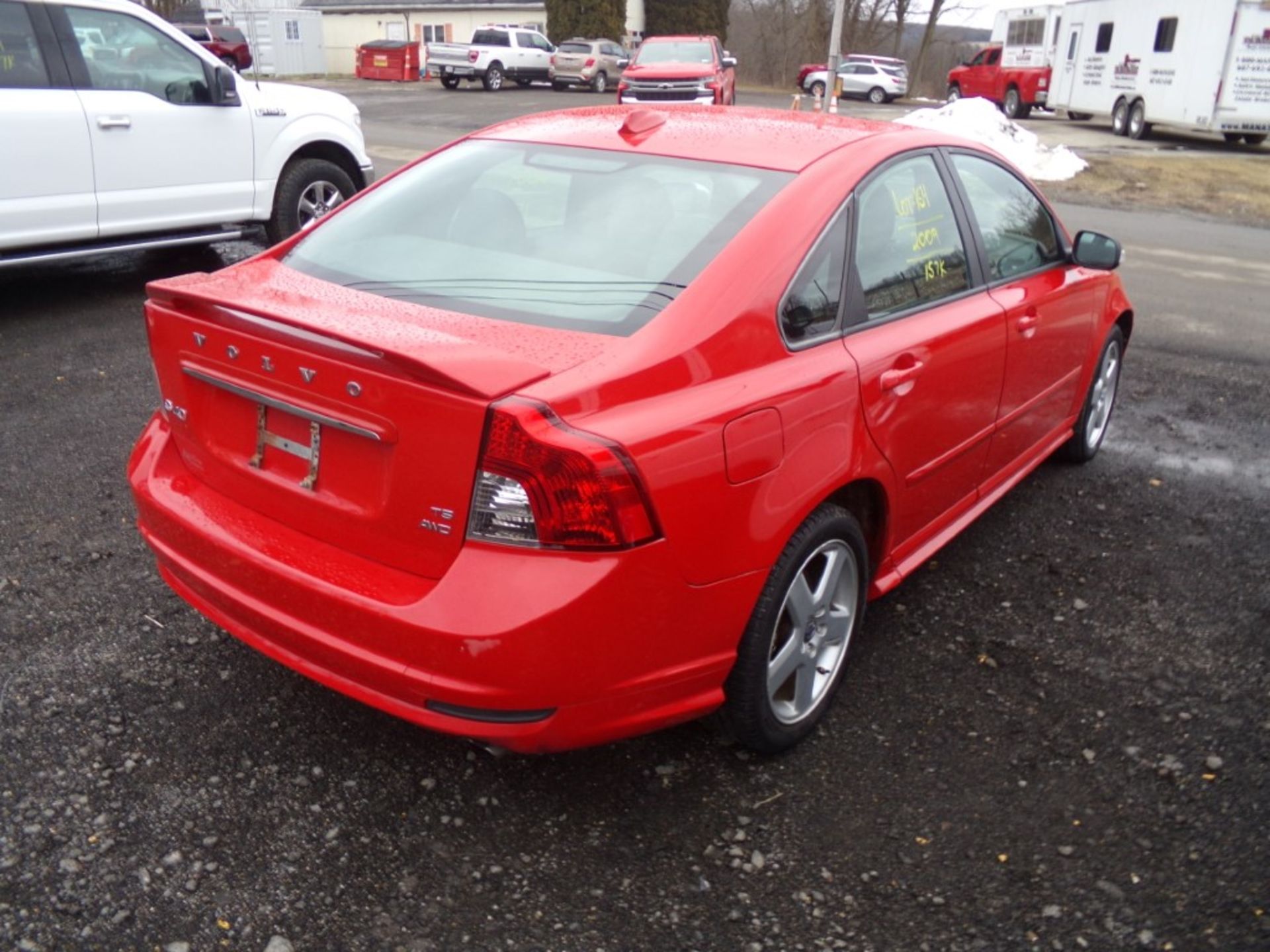2009 Volvo S40 T5, AWD, Red, Leather, Sunroof, 157,030 Miles, VIN#: YV1MH672192449641,SMALL DENT L/S - Image 3 of 4