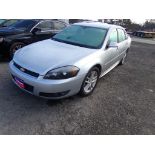 2011 Chevrolet Impala LTZ, Leather, Silver, 126,000 Miles, VIN#2G1WC5EM5B1189657, NEEDS FRAME