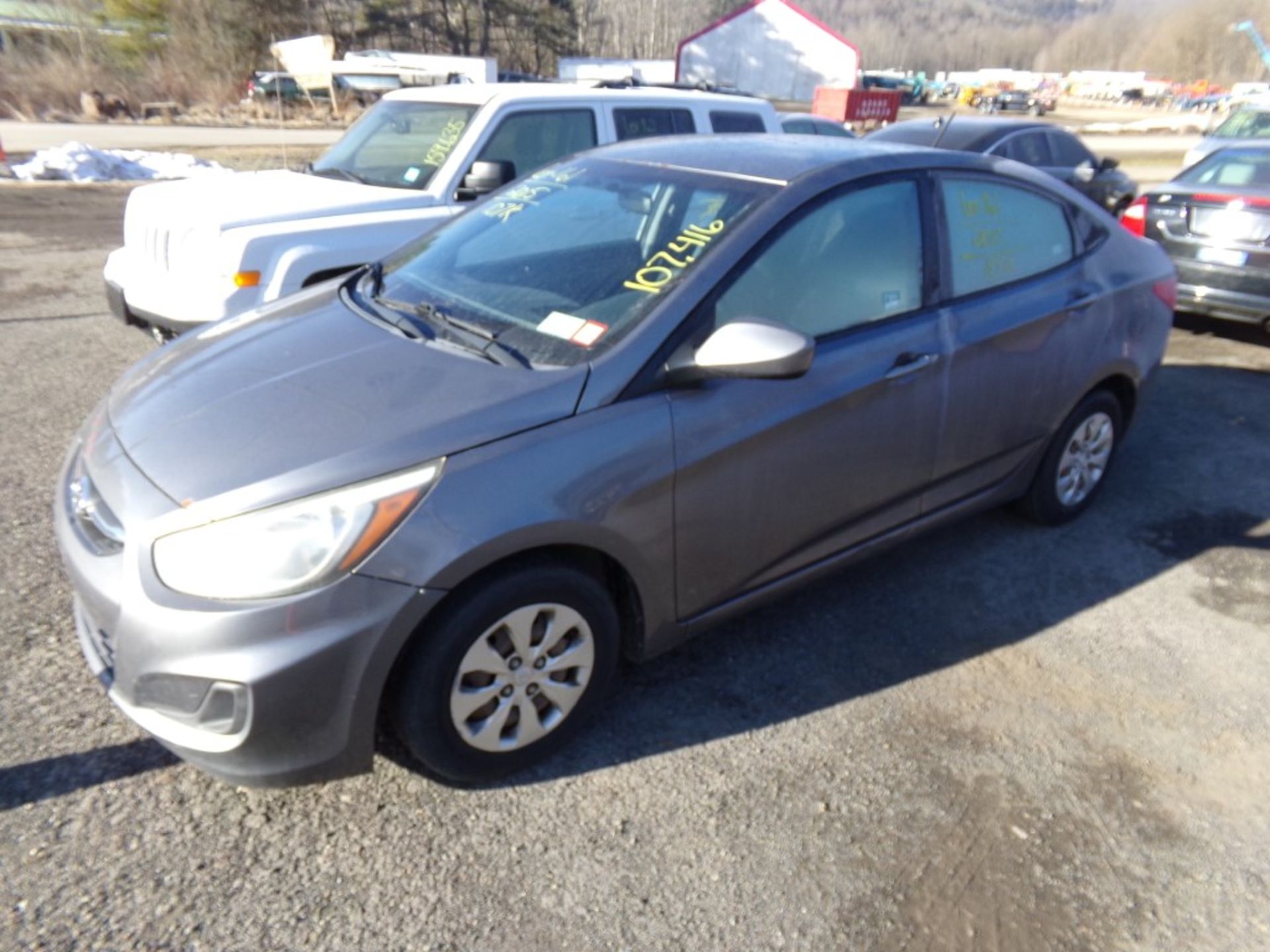 2015 Hyundai Accent GLS, Gray, 107,416 Miles, VIN# KMHCT4AE2FU914723 - OPEN TO ALL BUYERS, SMALL